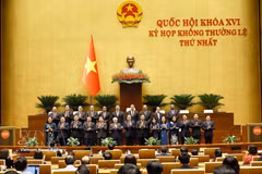 第十六届国会越南友好议员组织成立。图自越通社