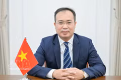 越南驻吉尔吉斯斯坦、常驻哈萨克斯坦大使阮成黎。图自越通社