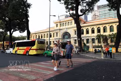2026年6月胡志明市的旅游服务收入达4.14万亿越盾。图自越通社