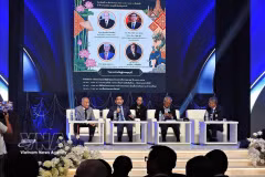 座谈会现场。图自越通社