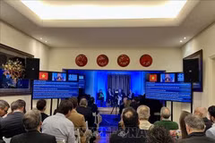 研讨会现场。图自越通社