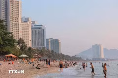 庆和省芽庄市是俄罗斯游客的重要旅游目的地。图自越通社