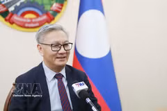 老挝副总理兼外交部长通沙万·丰威汉。图自越通社