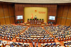 会议现场。图自越通社