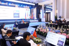 会议现场。图自越通社