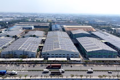 胡志明市VSIP工业区。图自越通社