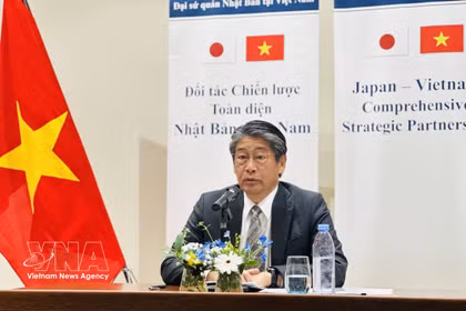日本驻越大使伊藤直树。图自越通社