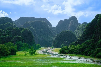 三谷-碧洞旅游区。图自nhandan.vn