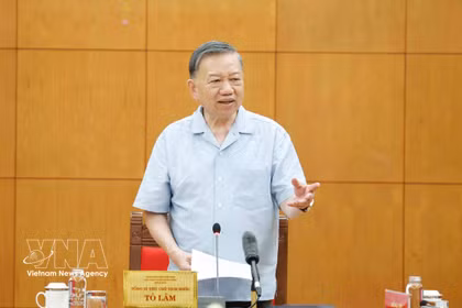 苏林总书记、国家主席：将航海工业置于建设越南成为海洋强国战略中的适当位置