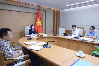 会议现场。图自越通社