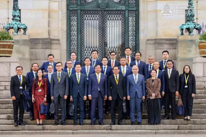 柬埔寨代表团出席在荷兰举行的UNCLOS调解委员会第二次会议。图自柬埔寨外交部