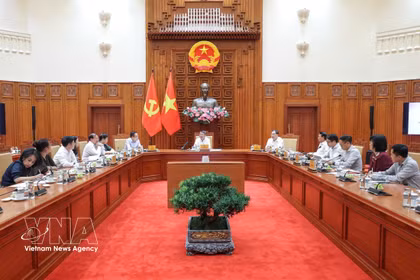 黎明兴总理主持召开关于2027年APEC年筹备进度会议。图自越通社