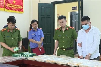 富寿省公安厅破获一起特大跨国贩毒案。图自越通社