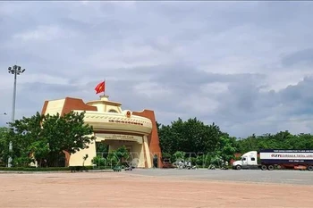 广治省劳保口岸。图自越通社
