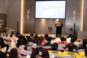 研讨会现场。图自越通社