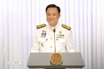泰国总理阿努廷·查恩维拉库尔。图自越通社