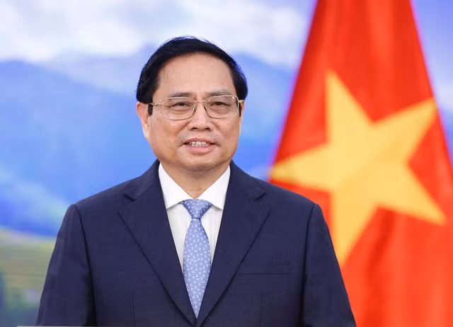 越南政府总理范明政。图自越通社
