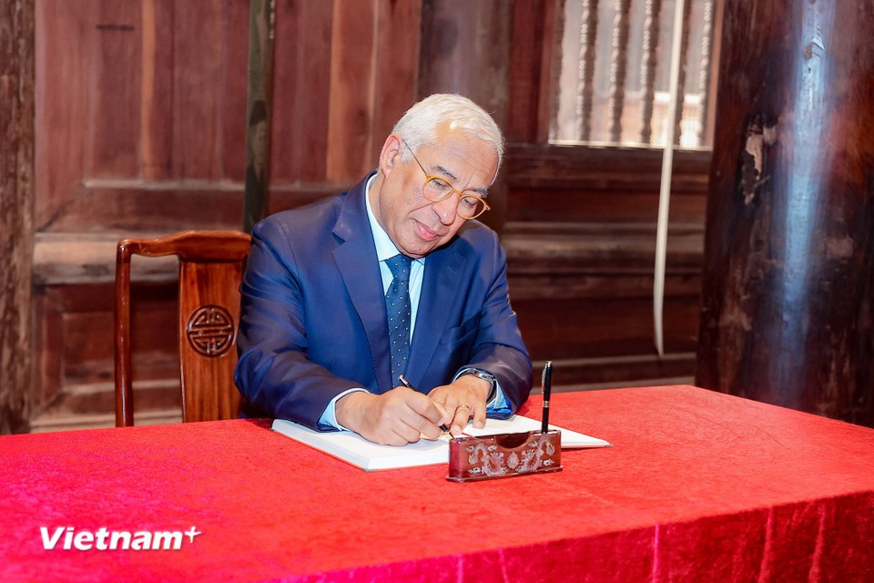 安东尼奥·科斯塔也是在越南共产党第十四次全国代表大会刚刚取得圆满成功后最早访问越南的国际高层领导人之一。图自vietnamplus