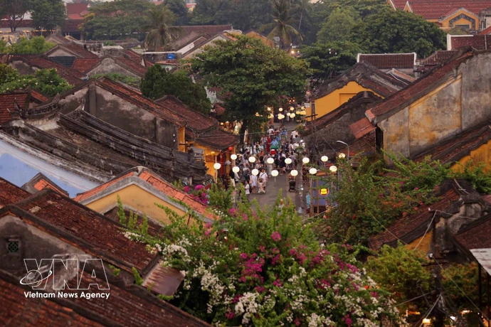 会安古城美景。图自越通社