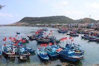 广义省渔船。图自越通社