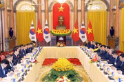 越共中央总书记、国家主席苏林与韩国总统李在明举行会谈