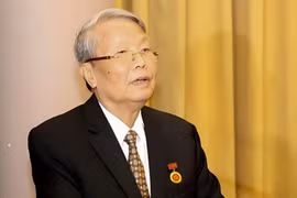 越南原国家主席陈德良。图自越通社