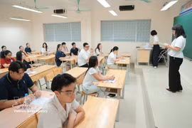 河内考生参加2026年高中毕业考试首日。图片来源：越通社