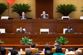 会议场景。图自越通社