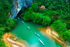 广平省风芽-格邦国家公园是游客青睐的旅游目的地。图片来源：越通社