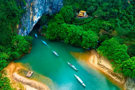 广平省风芽-格邦国家公园是游客青睐的旅游目的地。图片来源：越通社