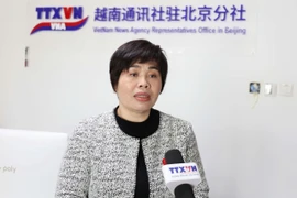 中国社会科学院马克思主义研究院潘金娥教授。图自越通社
