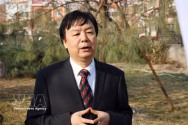 北京外国语大学东南亚研究中心主任米良教授。图片来源：越通社