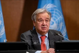 联合国秘书长安东尼奥·古特雷斯。图自新华社/越通社