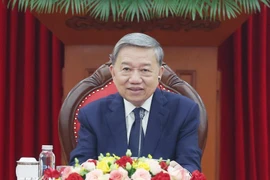 越共中央总书记苏林。图自越通社