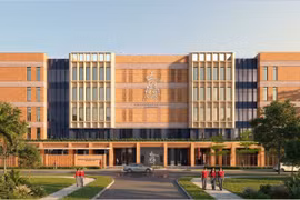 胡志明市国王学院-温布尔登学校效果图。