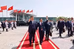中共中央总书记、国家主席习近平圆满结束对越南进行的国事访问