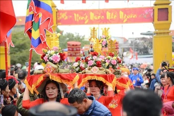 仙公庙会每年农历正月初五至初七举行，今年的活动时间为2月2日至5日。图自越通社