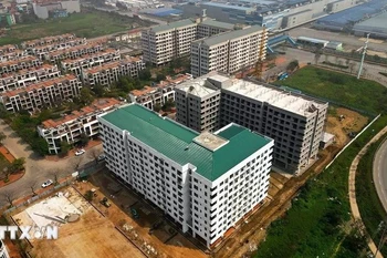 保障性住房建设领域的贷款需求不断增长。图自越通社