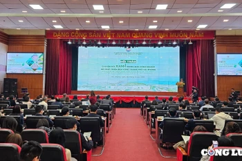 2025年3月底举办的“海防市引领绿色转型与可持续发展”研讨会。图自《公论报》