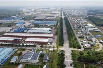 平阳省越南-新加坡工业园（VSIP）。图自越通社