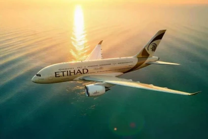 阿联酋阿布扎比阿提哈德航空。图自越通社