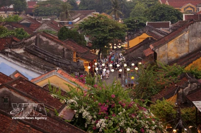 会安古城美景。图自越通社