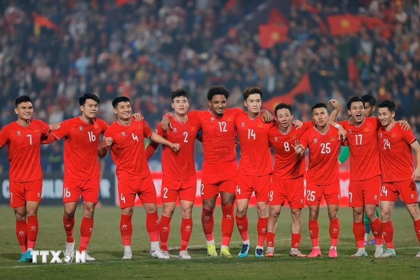 越南国足排名上升至第109位。图自越通社