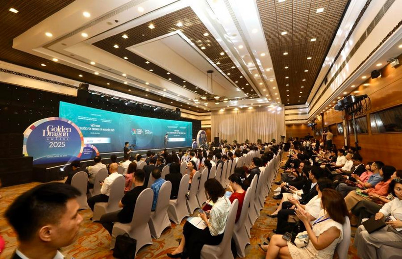 2025年越南发展桥梁论坛场景。图自越通社