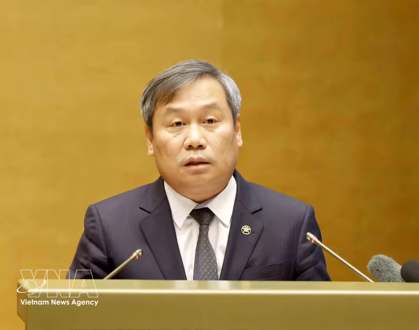 越共中央委员、河内市委副书记、市人民委员会主席武大胜。图自越通社