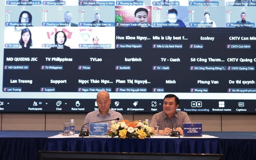 主持会议的代表。图自越通社