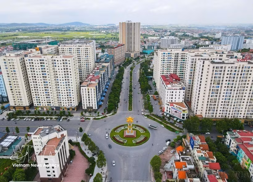 北宁市的一角。图自越通社