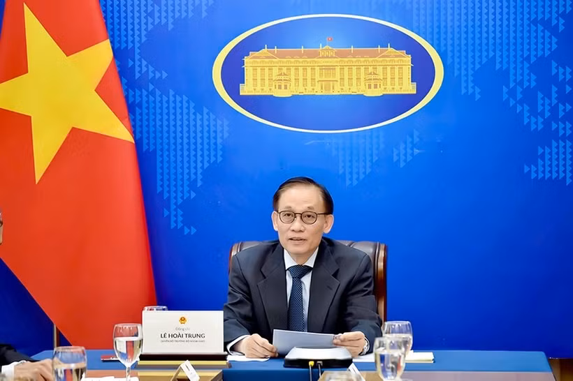 越共中央书记处书记、越南外交部代理部长黎淮忠。图自外交部