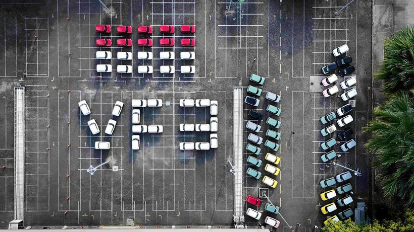 Vinfast向印尼客户交付400辆汽车。Vinfast供图