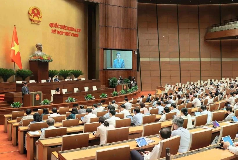 会议场景。图自越通社